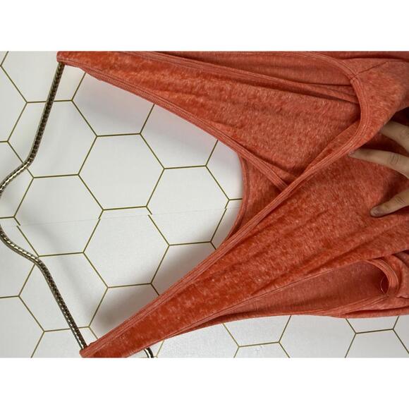 We the Free Orange Break of Dawn Crisscross Tank - Size - Small - NWT - Picture 5 of 7